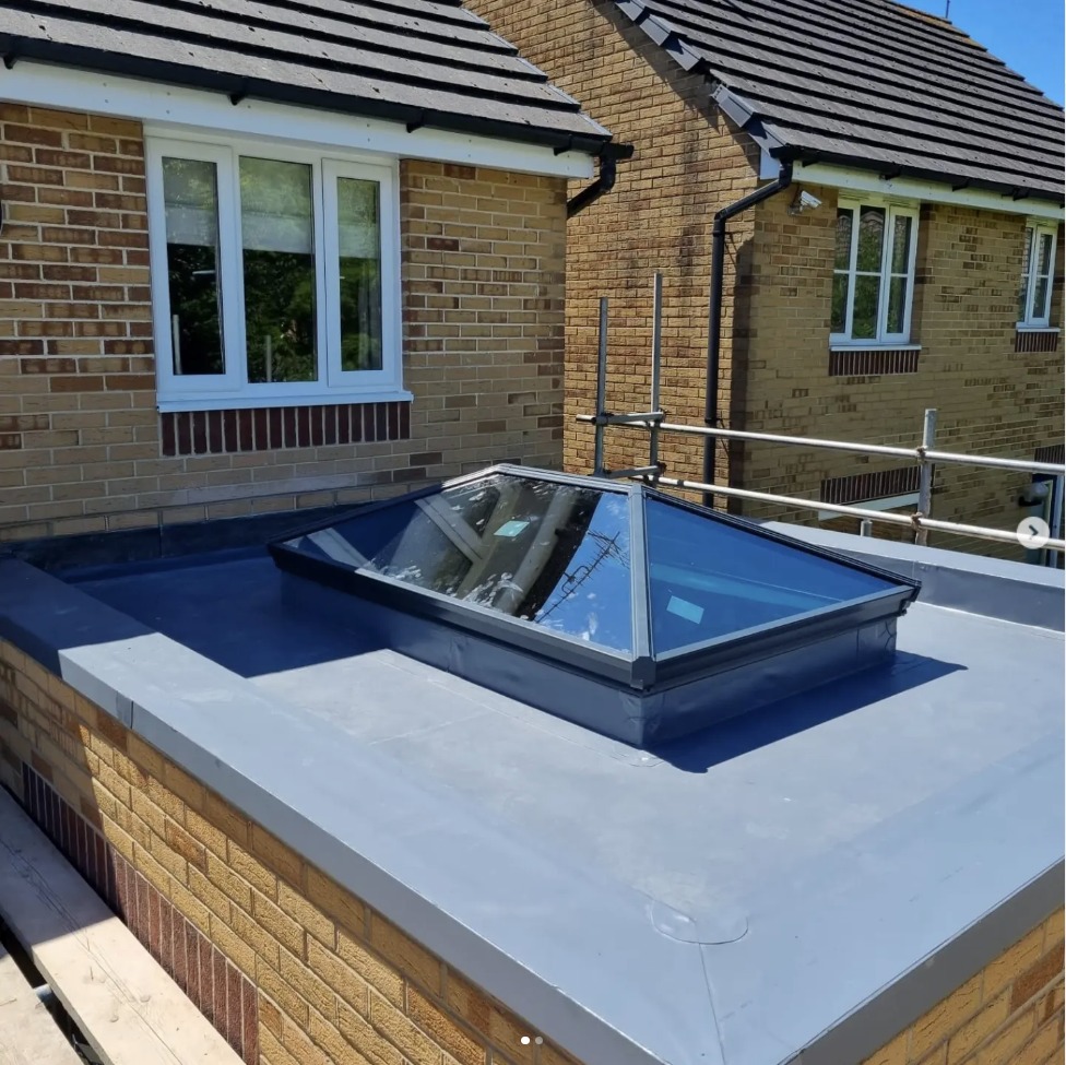 Anthracite grey roof lantern